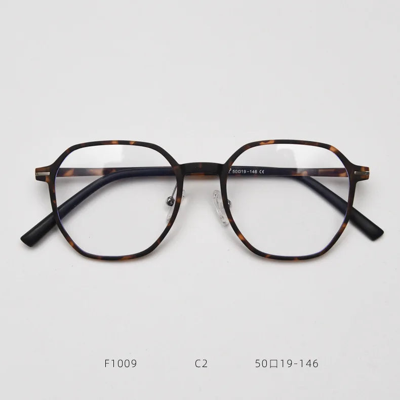 2025 Men and Women Clear Glasses Frame Square TR90 Full Rim Transparent Spectacles