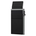 Slim Minimalist Pu Vintage Smart Wallet Automatic Pop up Credit Card Holder case Hot Selling Business Gift
