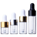 Mini Sample 1ml 2ml 3m 5ml Amber clear Glass Dropper Bottle MegaBDM