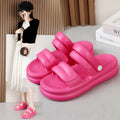 Women's Summer Fashion EVA for Lightweight Breathable Height Increase Function Anti-Slip Hard-Wearing Outdoor Use