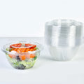 Factory Recyclable Round Salald Bowl Food Packaging Takeaway Plastic clear Bowl Salad Packaging with Lid