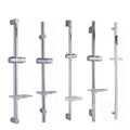 Rustproof Chrome Grab Bars Shower Kit Single Water Outlet Modern Eco-Friendly Bathroom Support Bar