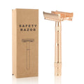 JDK 1PC High End Butterfly Opening Safety Razors Gold Color Shaver