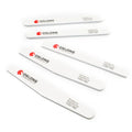 Beauty Professional Custom Double Side Disposable Nail File 100/180 White Sandpaper Nail File MegaBDM