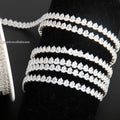 Popular Fashion DIY Zirconia Chain Jewelry Accessories Customized Droplet Shaped 3 * 5mm Chain Rhinestone Bag Clothing Shoes
