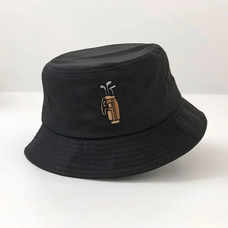 Factory Direct Sale Printed Adult Cotton  Azure Double-sided Solid Outdoor Travel Fishman Bucket Hat