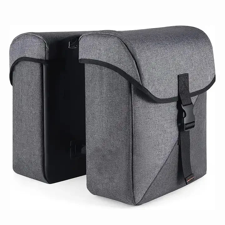 Large 35L  Bicycle Double Bag with Waterproof Rain Cover Convenient Riding Bag Offering Large Capacity