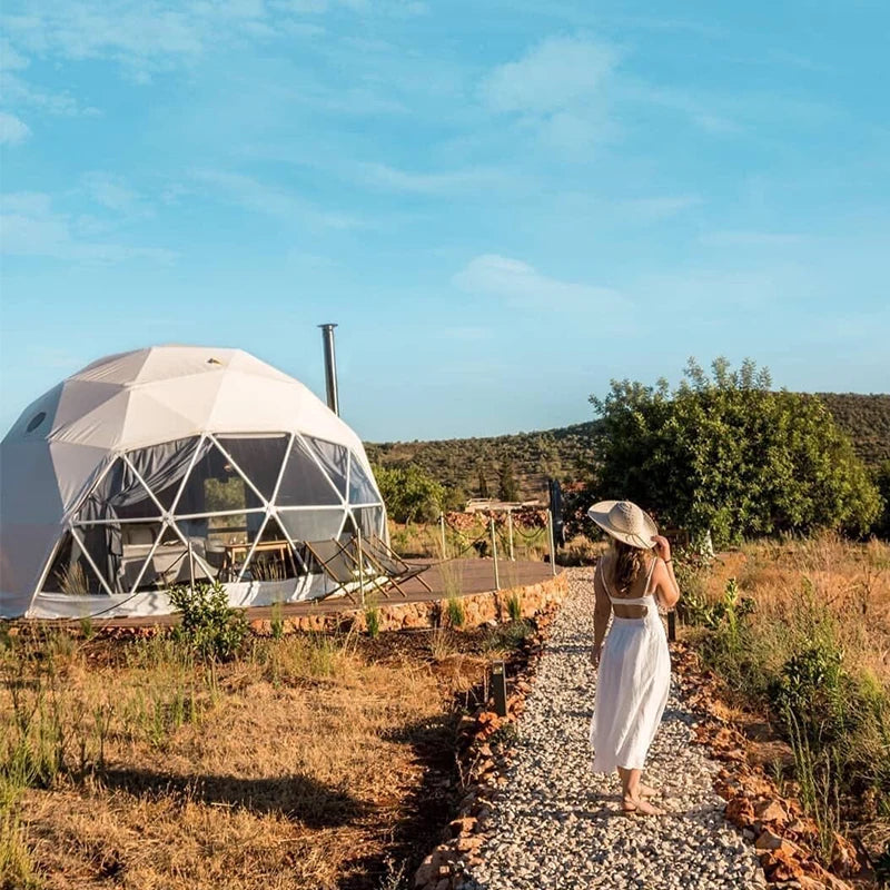 Transparent Luxury Igloo Tent Pvc Tarpaulin Geodesic Domes for Sale