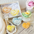 3D Heart-shaped Rose Candle Silicone Molds for Making Candle Aromatherapy Gypsum Candles Wax Soap Flower Clay Craft