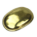 Custom Personalized 3D Zinc Alloy Brass Plated Pin Buckle for Men's Belt Oval 78x60mm Two Color Options John Leather JH-04-38