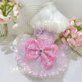 New Beautiful Pet Bow Pong Skirt Dog Clothing