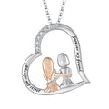 Wholesale 925 Sterling Silver Sister Pendant Necklaces Jewelry Always My Sister Forever My Friend Gift Pendant Necklace