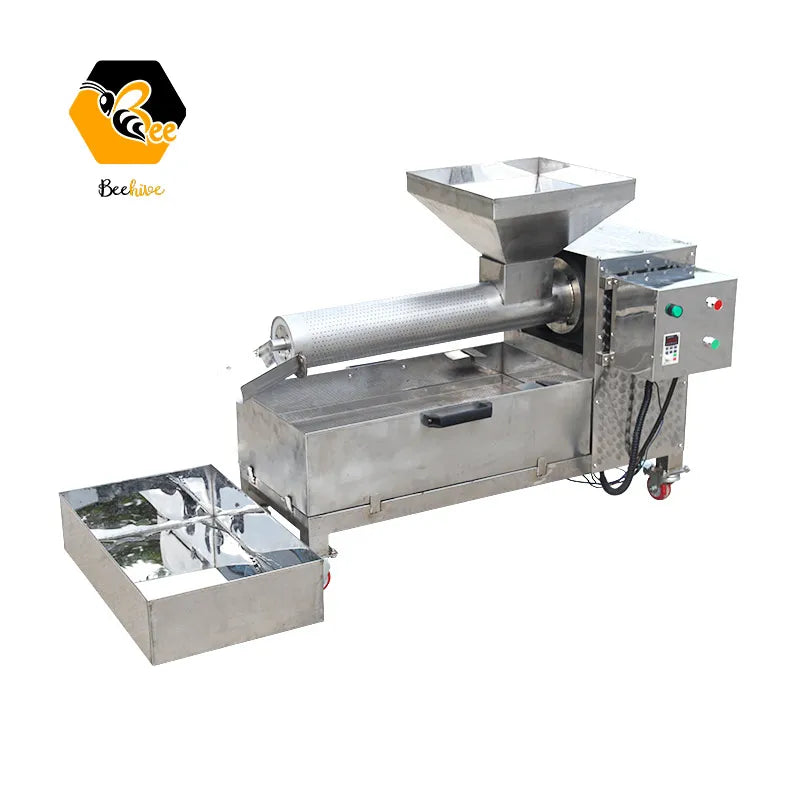Beekeeping Screw Type Electric Honey Wax Separator Cappings Screw Press Honey / Beeswax Separator Machine MegaBDM