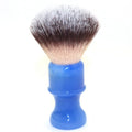 JDK Custom Logo Men's Blue Resin Handle Synthetic Hair Badger Hair Shaving Brush