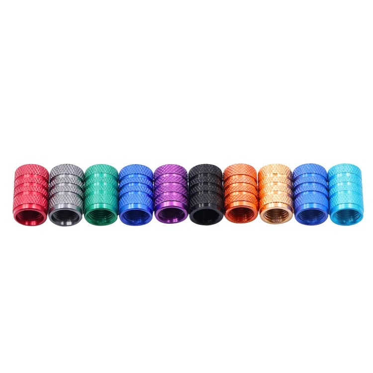 Custom Made Aluminum Alloy Color Anodized Car Bicycle Motorcycle Tire Valve Caps