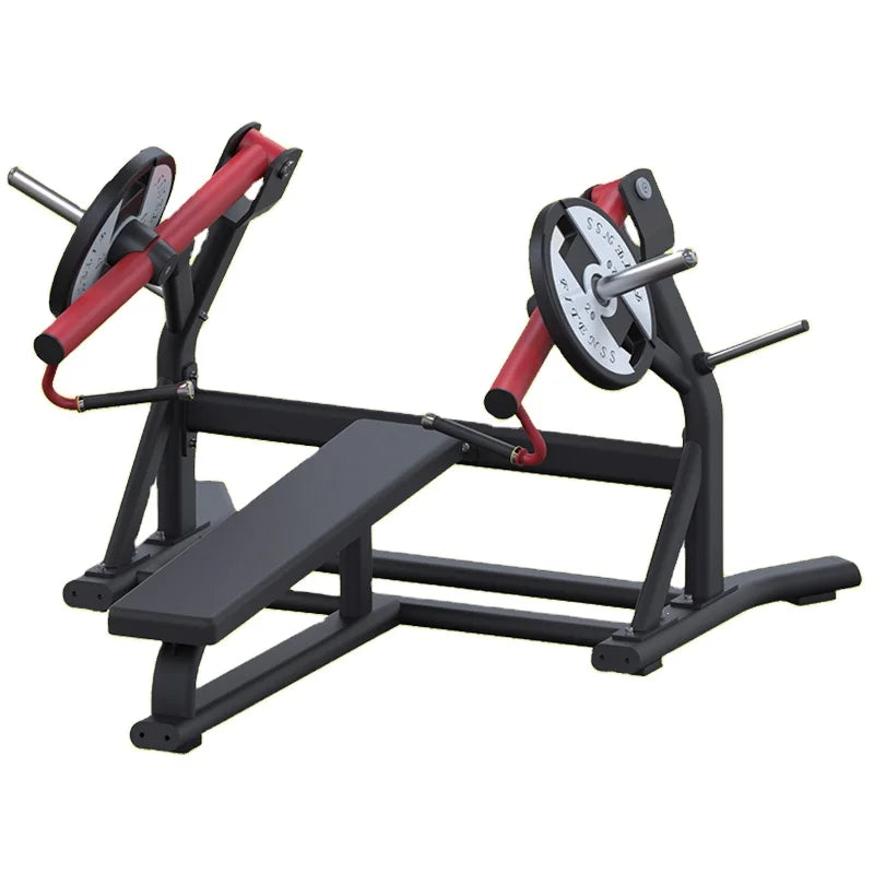 Super Quality Exercise Weight Lifting Free Weights Plate Loaded Lateral Horizontal Bench Press Machine Safety Certified Steel