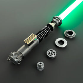 Wholesale Custom Metal Hilt Lightsaber Weathered Luke Force FX Heavy Dueling Smooth Swing Pixel Laser Sword Toy for Cosplay Gift