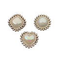 Diy Bag Jewelry Accessories Alloy Material Round square Heart Shape Hat Shoes Garment Decorative Shell Pearl Crystal Rhinestones