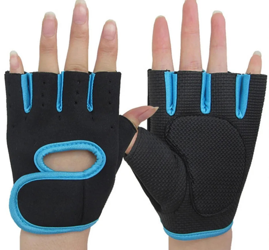 Motorcycle Riding Driving Hand Work Gym Protection Racing Sports Half Finger Gloves