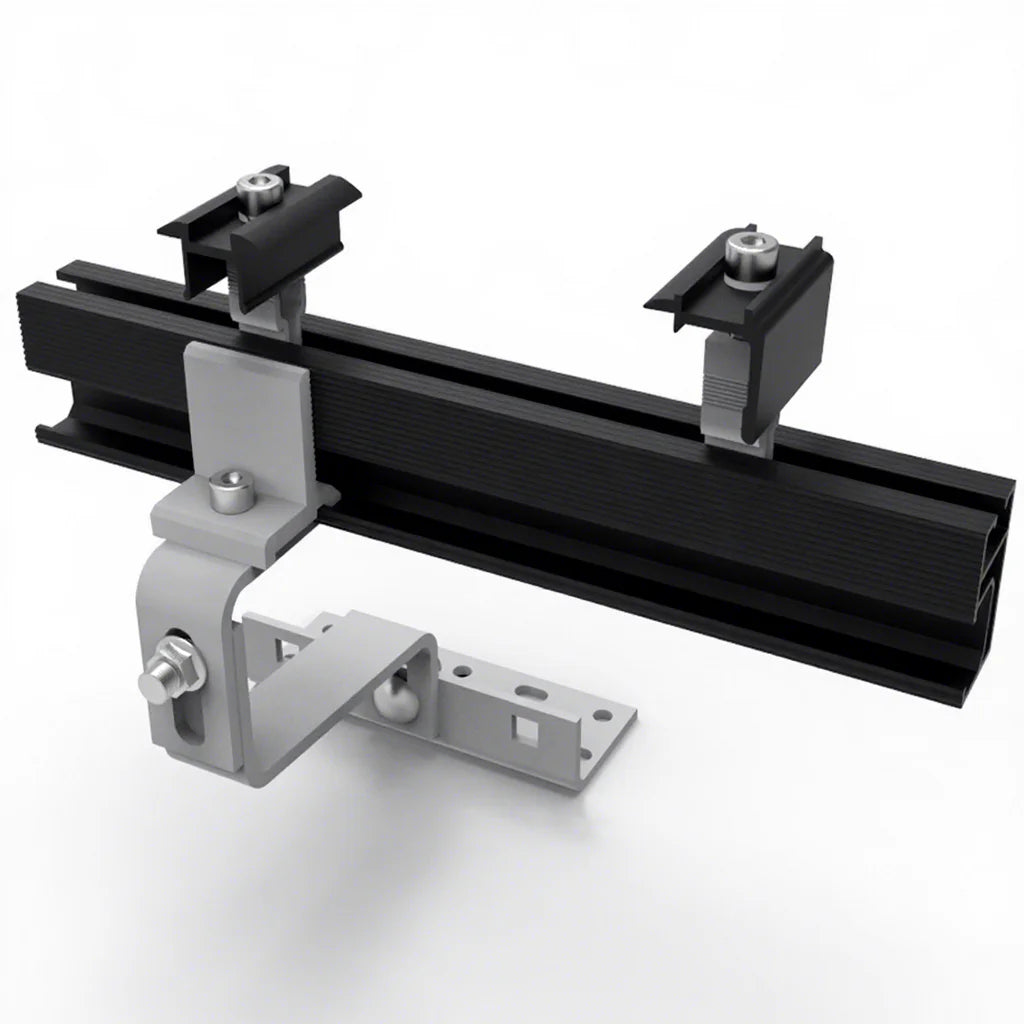 5KW 10KW Solar Panel Roof Mounting Kit Rail Hook Clamp Set for Tile Roof