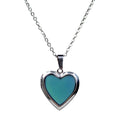 Wholesale Emotion Feeling Temperature Color Change Heart Photo Locket Pendant Necklace for Women
