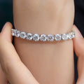 14k 18k Gold 3carat 4carat 5carat 10carat Tennis Bracelet Lab Grown Diamond Tennis Chain