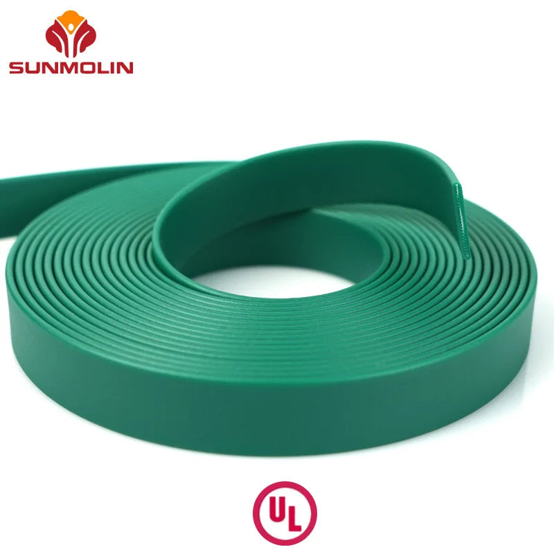 Custom Dark Green Outdoor TPU Coated Webbing 1mm Thick 16mm Wide Eco-friendly Waterproof Easy to Clean for Product Use