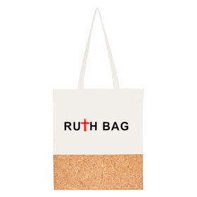 RUTH Ruthbag Best Sale Custom Printed Letter Logo Large/Medium Cotton Canvas Daily Use Shop Bag Wholesale Long Handle Shoulder