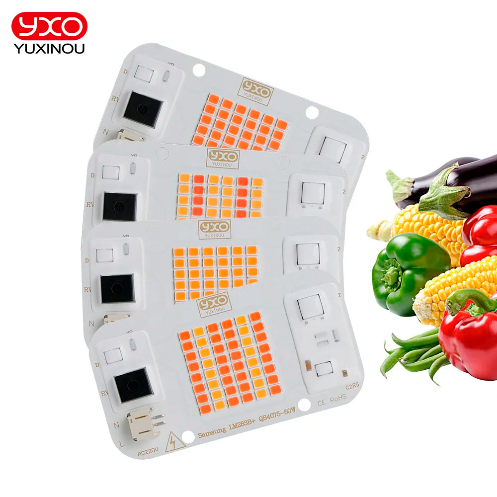 Lm283b Chip Led Full Spectrum 50w Dimmable for Indoor Vegetable Seedling Plants Grow Light Led