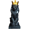 Outdoor Modern Art Custom Fiberglass Resin Animal Geometric Sculpture Large Lion Statue Fashion Custom Color 5 Year Warranty