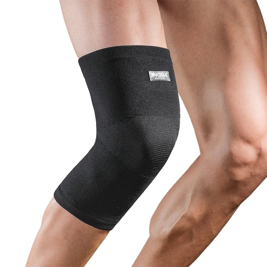 JINGBA Factory Wholesale High Elastic Compression Knee Sleeve Fitness Safety Knee Pads Anti-slip Athletic Knee Brace