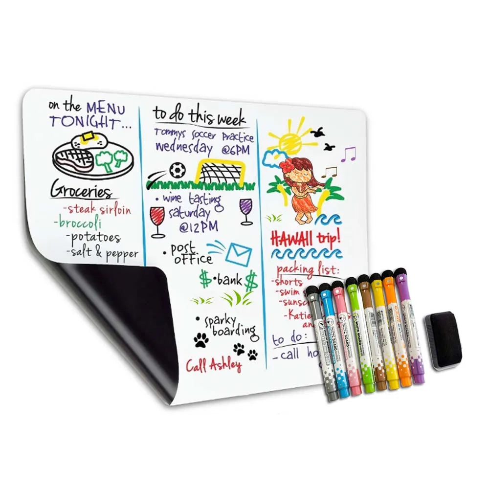 Hot Selling Interactive Easel Bullet Tip Marker Portable White Board Whiteboard
