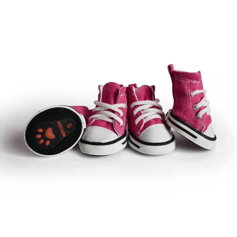 Wholesale New Design Custom Canvas Pet Dog Shoes