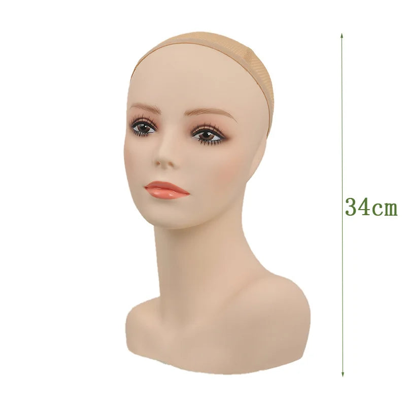 New Arrival Female Mannequin Head for Wig Display