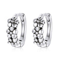 Wholesale Discount S925 Sterling Silver Minimalist Earrings Stackable Geometric Boho Fine Jewelry for Women Girls Daily Gift