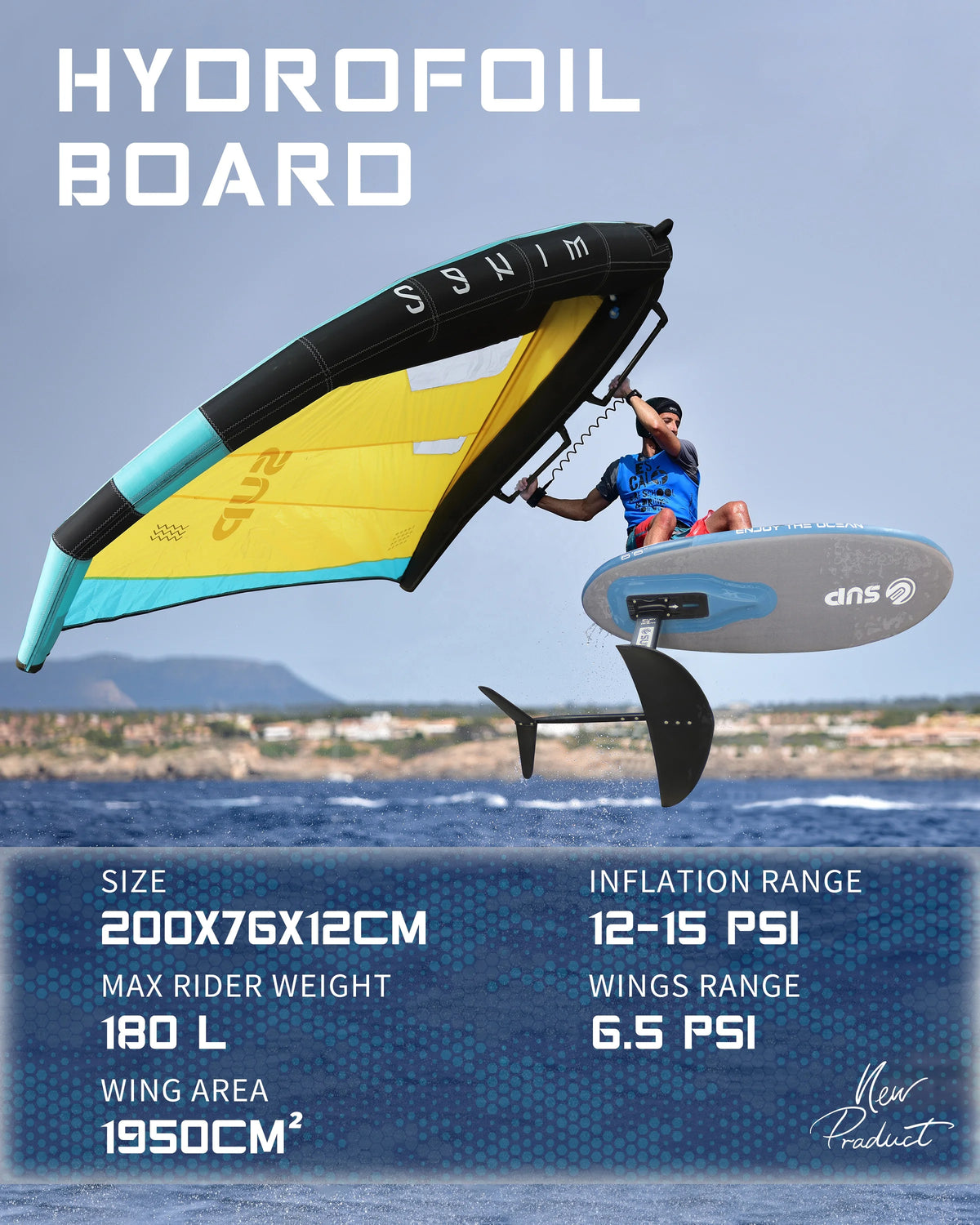 ESUP Inflatable SUP Surfboard Kite Surfing Water Sports Paddle Board CE Certificate Hydrofoil Foil Board Water Sports