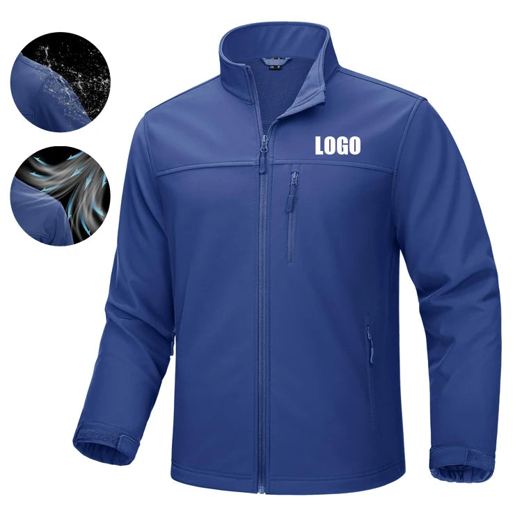 Custom Logo Mens Winter Coats Custom Fleece Jacket Cargo Jacket Men Custom Tactical Outwear Hiking Windbreaker Jacket