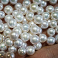 Large Size 12mm Round Natural Pearls for Jewelry Making Excellent Quality Freshwater Pearls From China 10mm 3a Loose Pearls