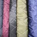 Polyester Ultrasonic Quilt Fabric / Waterproof Jacket Lining Fabric / Quilted Down Coat Fabric