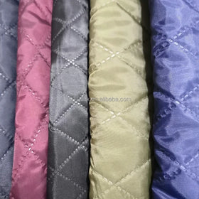 Polyester Ultrasonic Quilt Fabric / Waterproof Jacket Lining Fabric / Quilted Down Coat Fabric