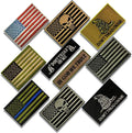 Customizable Text Patch -2x3 Patch -  3d Olive Green Embroidered Badge Combination Tactical Embroidery Patches