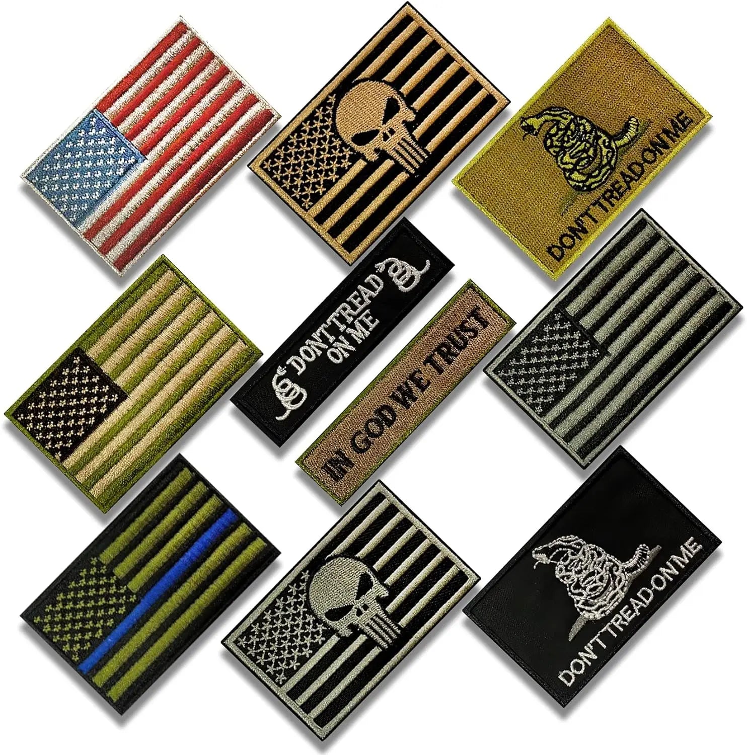 Customizable Text Patch -2x3 Patch -  3d Olive Green Embroidered Badge Combination Tactical Embroidery Patches