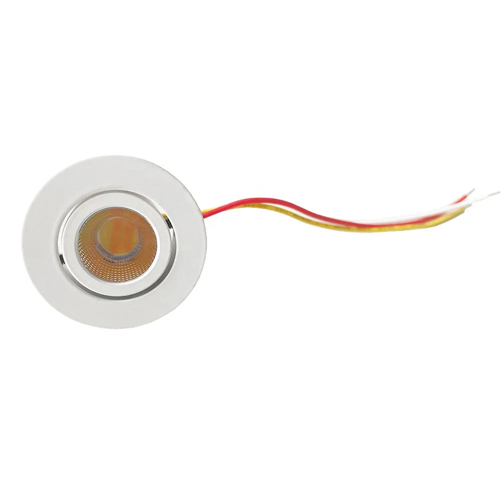 Benory 3W Recessed Mini Spotlight 24V CRI95 2700K Dali Dim Mini Downlight for Lunatone KNX Loxone PWM Ceiling Spot