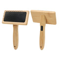 Ergonomic Handle Grooming Brush Long Haired Cats Hair Removal Comb Dog Slicker Brush for Shedding