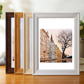 Wooden Photo Frame Hanging on the Wall Watercolor Sketch Oil Painting Frame Picture Photo Wholesale Frames Can Be Customized