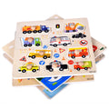 Wood Eco-friendly Puzzle Blocks Cubic Fun 3D Crystal Puzzles for Kids Children Hand Eye Coordination Early Education Customized