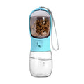 Custom Logo Portable 2 in 1 Pet Water Bottle & Feeder Food Grade Plastic for Dogs/Cats Outdoor Use Shenzhen Wholesale