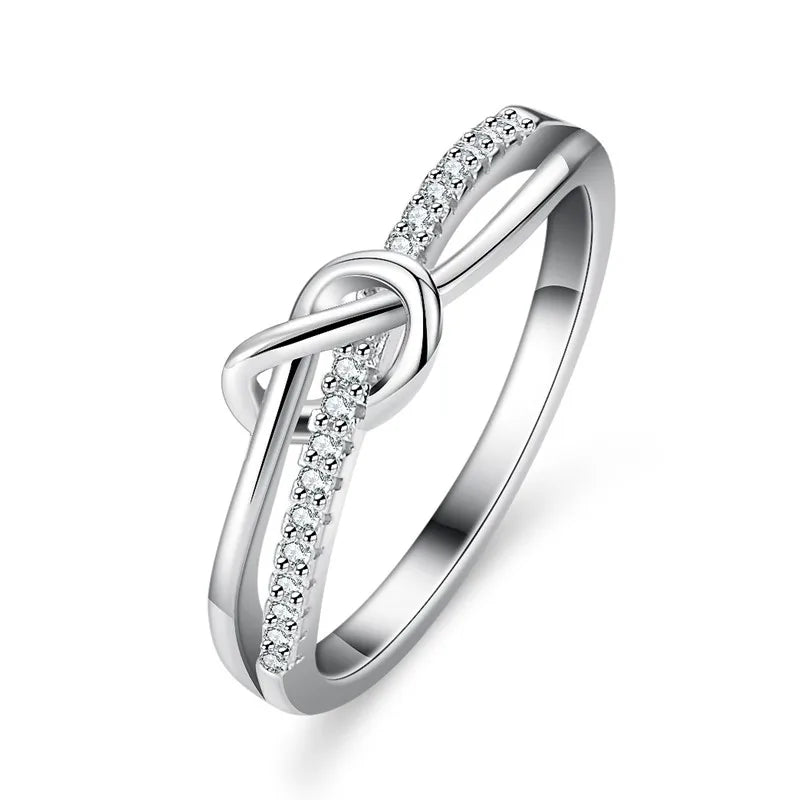 925 Sterling Silver Moissanite Ring Vintage Design Double Circle for Women Engagement Fine Jewelry