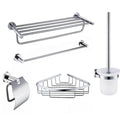 China Good Quality Luxury Modern Eco-Friendly Stainless Steel Bathroom Accessories Set for Apartment Hotel Home Toilet Shower