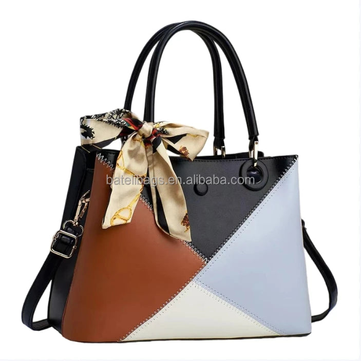 New Korean Version Color Block Popular  Hot Selling Temperament Women Messenger Bag Women's Shoulder Bags